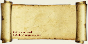 Vanja Dakić vizit kartica